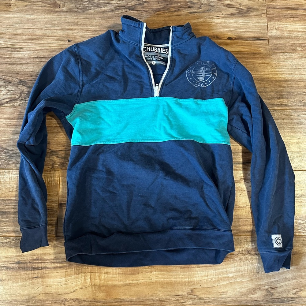 Chubbies 1/4 zip sweatshirt